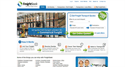 Desktop Screenshot of freightseek.com.au
